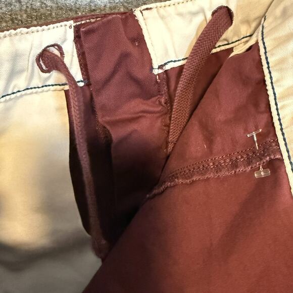 Levis Pants Men 2XL Red XX Chino Jogger Tapered Drawstring Pocket Comfort Casual - Picture 8 of 13